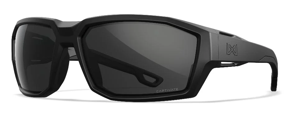 Wiley X Alpine Captivate (ACALP02) GRY/MTBLK protective shooting glasses