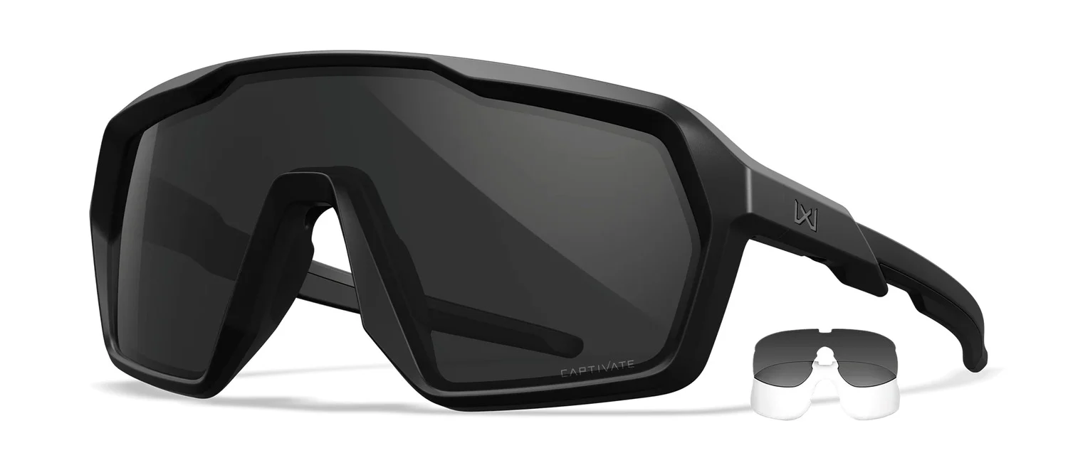Wiley X Citadel Captivate shooting glasses WILEYX CHCTD01 CLR/GRY/MTBLK