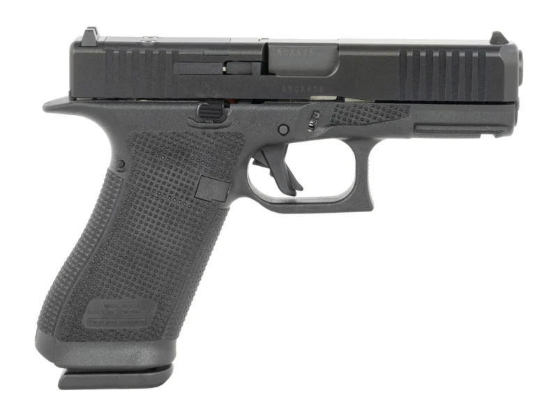 GLOCK 45 Gen6 9mm 4.02-inch optic-ready pistol in black with three 10-round magazines