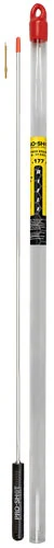PRO-SHOT stainless 1-piece airgun cleaning rod 22.5 in with .17 caliber jag