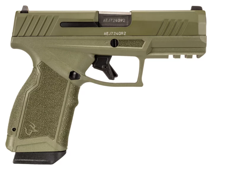 Taurus GX4 Carry 9mm Sniper Green 3.7 inch compact pistol with two 10-round magazines