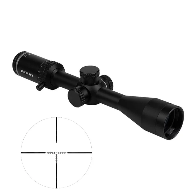 Riton Primal 4-16x44 1in SFP RUT rifle scope matte black