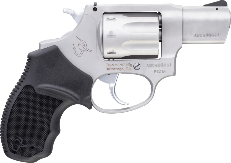 Taurus 942M revolver matte stainless 8-shot side view