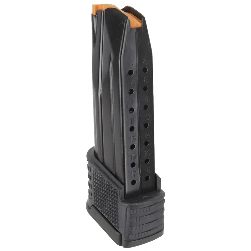 FN 509C 17-round 9mm magazine black stainless steel polymer follower
