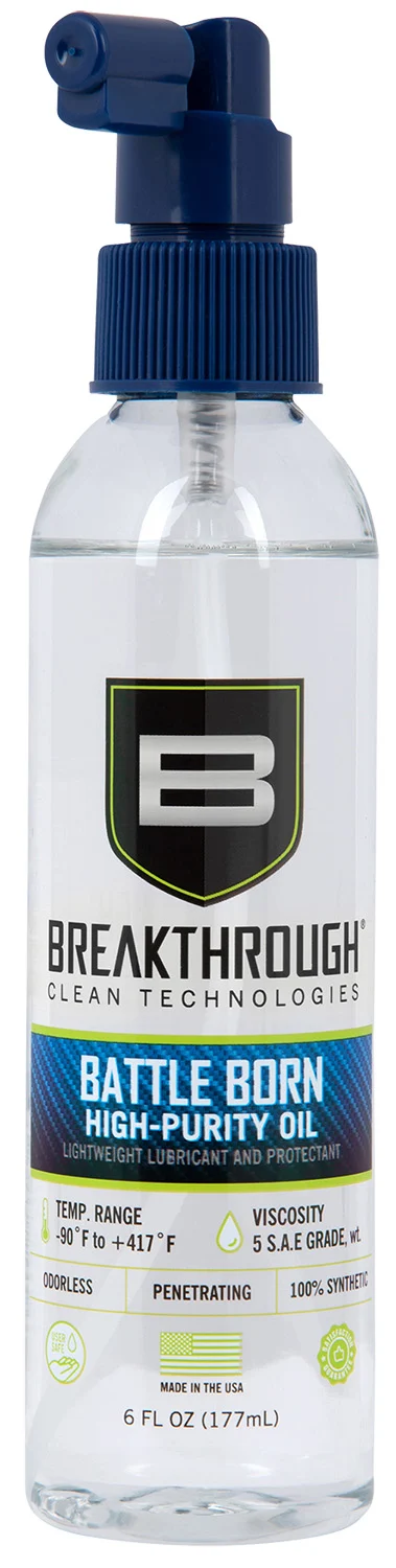 Breakthrough Clean Battle Born High-Purity Oil 6 oz pump spray bottle