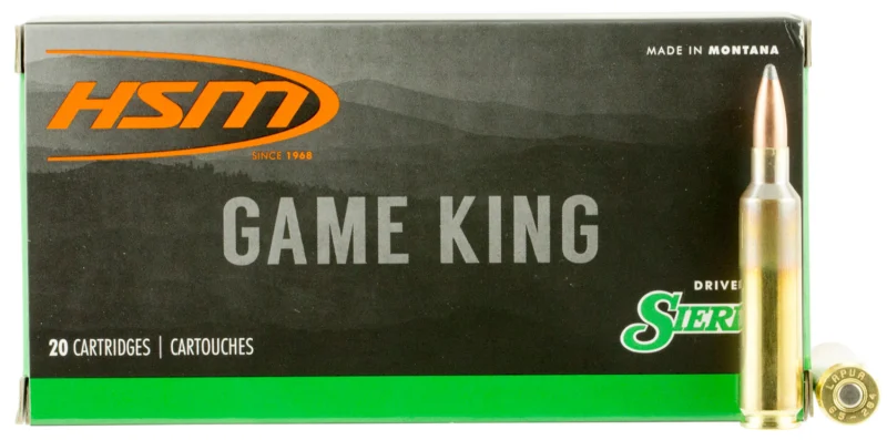 HSM 6.5x284 Norma 140gr Sierra GameKing SBT ammunition box