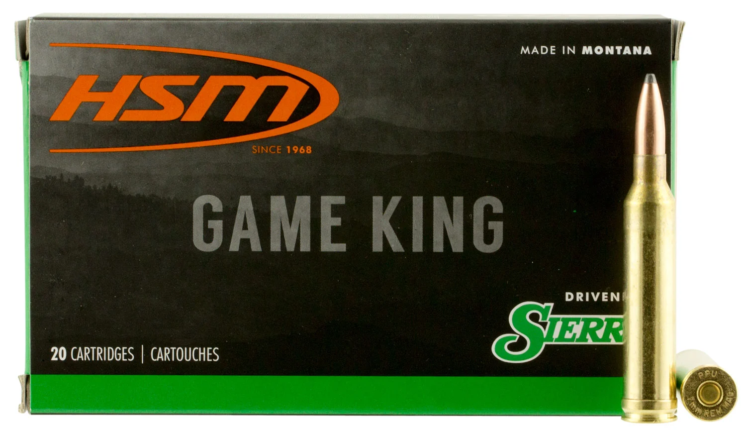 HSM Game King 7mm Rem Mag 160 gr Sierra GameKing 20rd Box