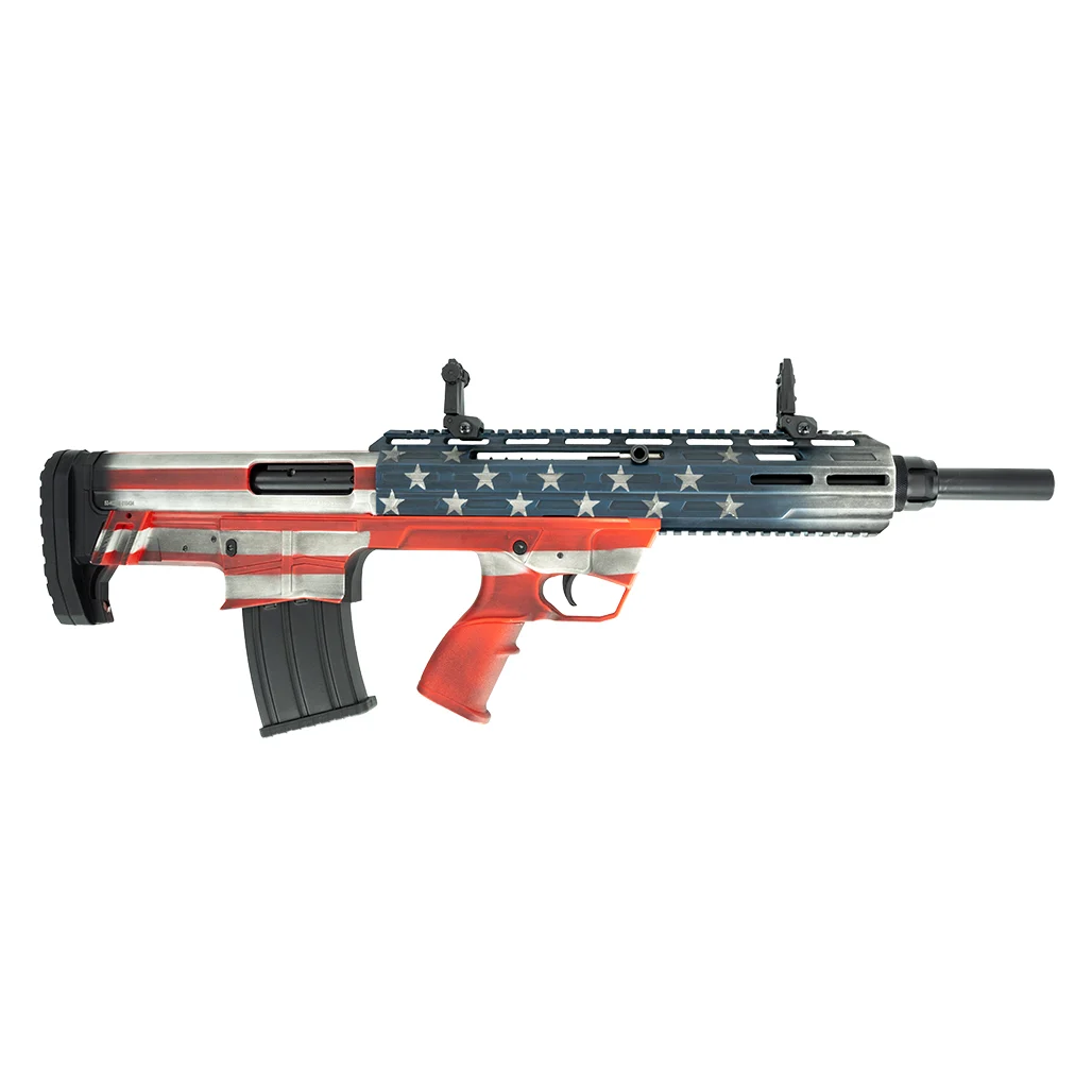 SDS Imports Tokarev TBP 12 AF 12 Gauge 18.5 inch American Flag bullpup shotgun