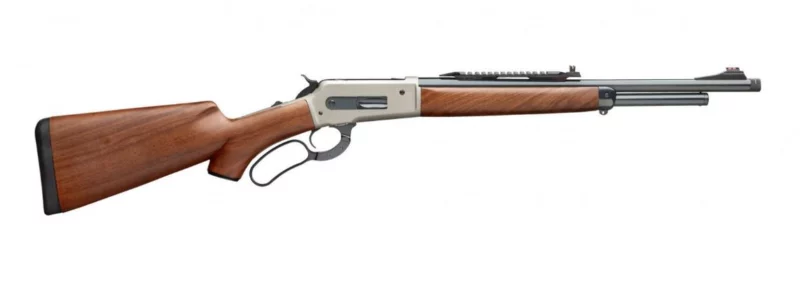 Taylors and Company 1886 BB EVOL .45-70 19" lever action rifle, grey receiver, walnut stock