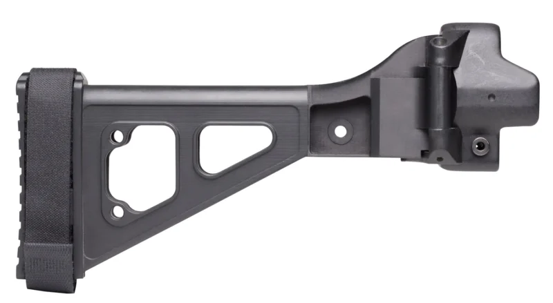SB Tactical SBT5 side-folding pistol stabilizing brace black for MP5-style 9mm