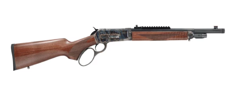 Taylors and Company TC86 1886 takedown lever rifle, 16.5 inch barrel, blued finish, walnut stock