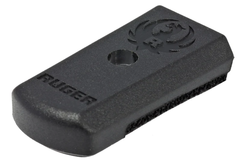 Ruger LCP II flush black polymer floorplate for 6-round .380 ACP magazine