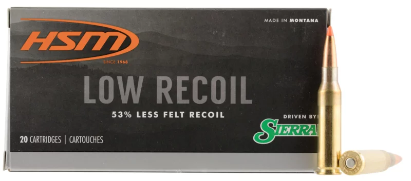 HSM Low Recoil 7mm-08 Rem 140 gr Sierra polymer tip 20rd box