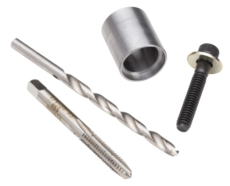 Hornady Stuck Case Remover multi-caliber set with #7 drill and 1/4-20 tap