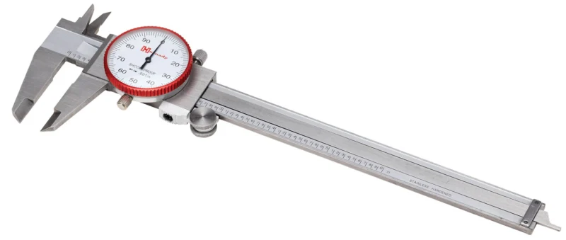 Hornady steel dial caliper stainless steel with shock-resistant dial and storage case