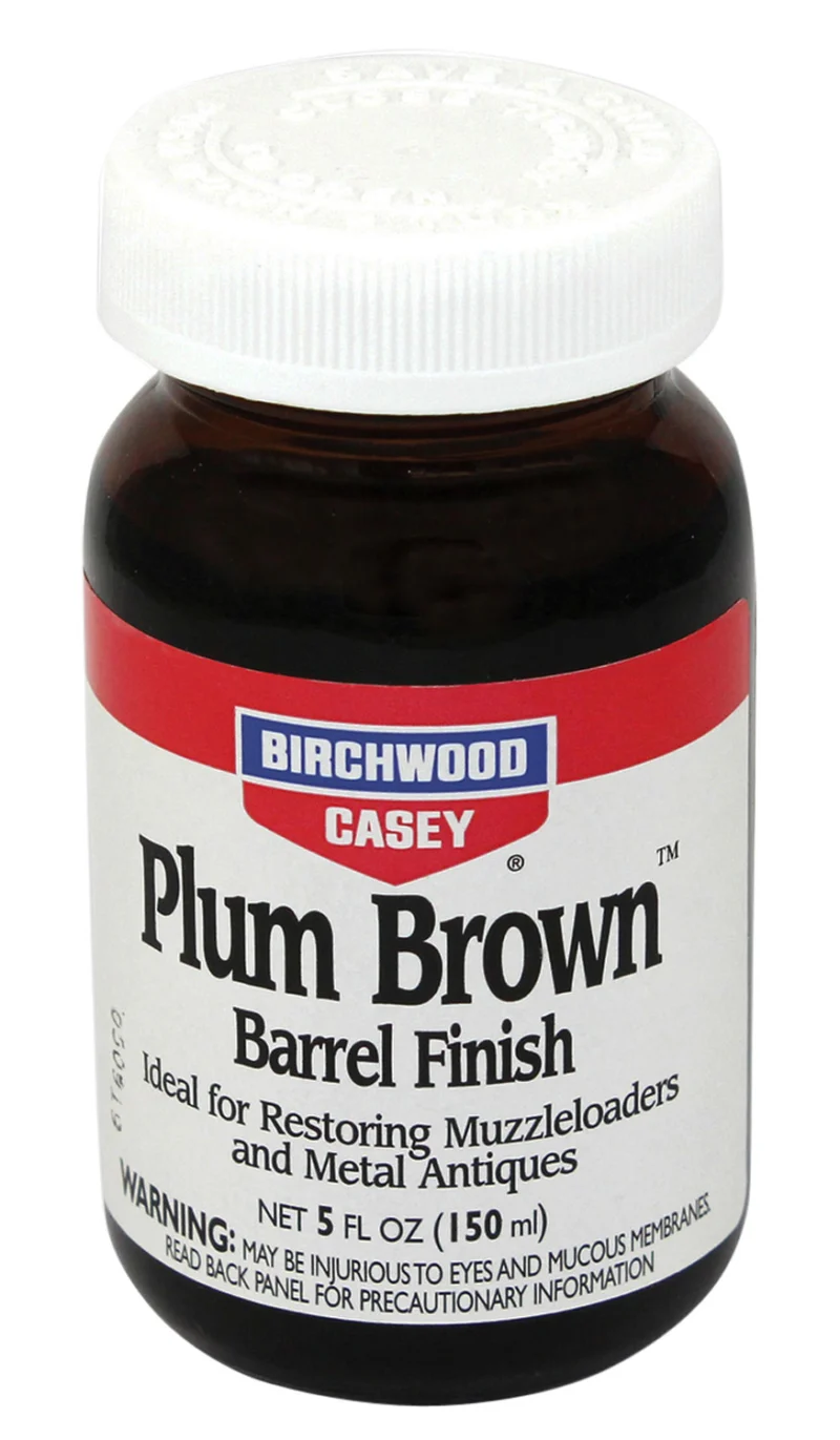 Birchwood Casey Plum Brown Barrel Finish 5 oz bottle
