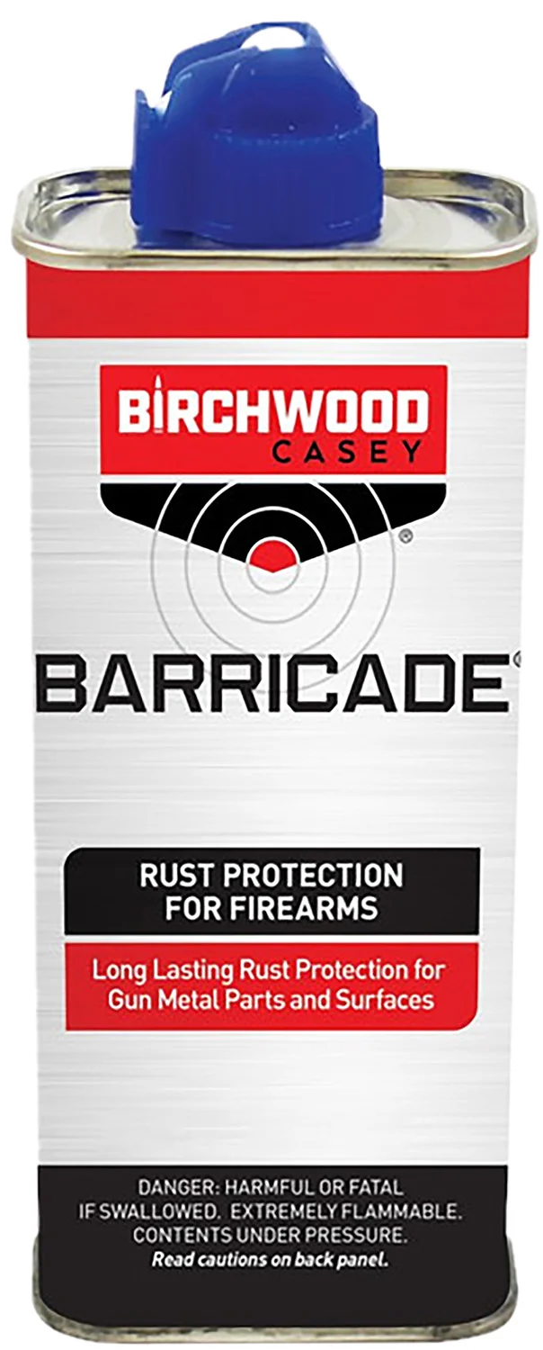 Birchwood Casey Barricade Rust Protection 4.5 oz spout can for firearm metal surfaces