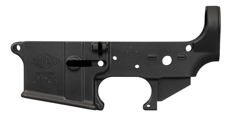 Yankee Hill Machine YHM-125 stripped AR-15 lower receiver 7075-T6 hardcoat anodized