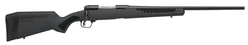 Savage 110 Hunter .243 Win 22 inch rifle with gray synthetic AccuStock and matte black barrel