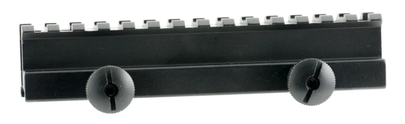 Weaver 48321 single rail flat top tactical mount, black gloss aluminum