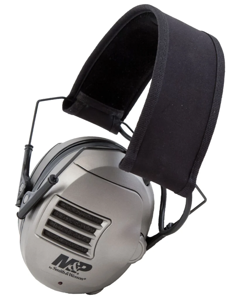 Battenfeld Alpha electronic ear muffs gray black 23 dB NRR over-the-head