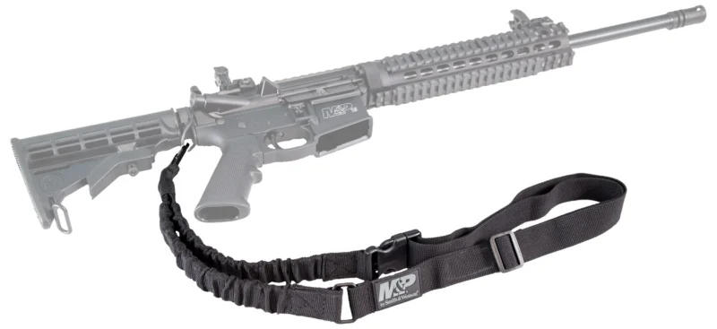 M&P single point sling kit black nylon adjustable bungee with quick detach carabiner