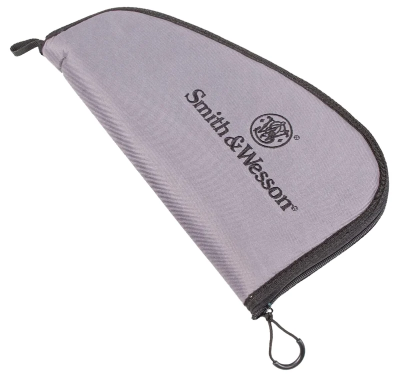 Smith & Wesson Defender Handgun Case Medium, grey nylon, 13 x 6.9 x 1.5 in