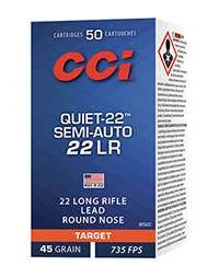 CCI Quiet-22 Semi-Auto .22 LR 50 rd box