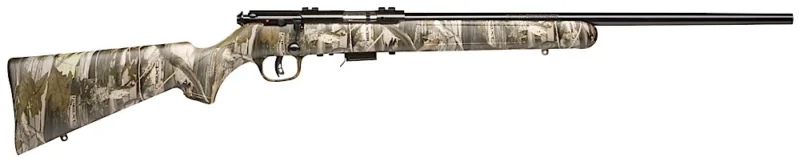 Savage 93R17 Camo .17 HMR bolt-action rifle with Next G1 camo synthetic stock