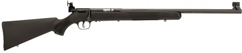 Savage Mark I FVT .22 bolt-action rifle with heavy varmint barrel and black synthetic stock