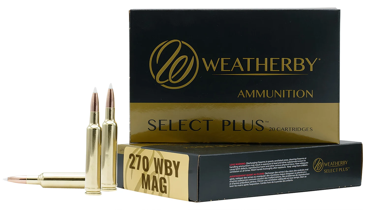 Weatherby Select Plus 270 Weatherby Magnum 130gr Barnes TTSX 20rd box