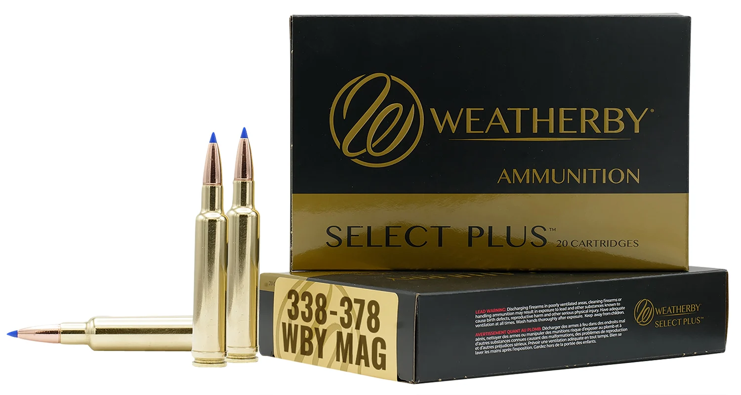 Weatherby Select Plus 338-378 Wby Mag 225gr TTSX 20rd