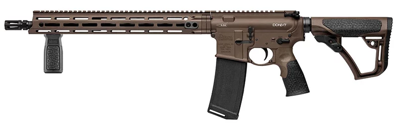 Daniel Defense DDM4 V7 5.56 NATO 16in Brown Mil-Spec+ MFR 15.0 M-LOK