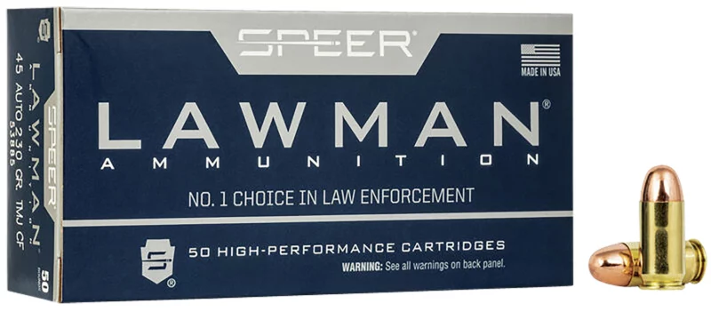 Speer Lawman Clean-Fire .45 ACP 230gr TMJ 50-round box product image