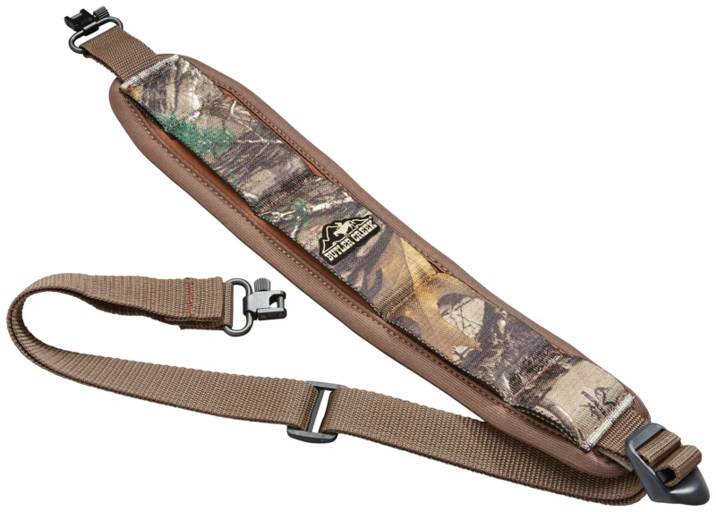 Butler Creek Comfort Stretch rifle sling Realtree Xtra padded closed-cell neoprene with swivel