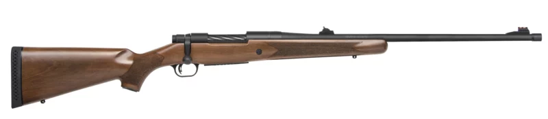 Mossberg Patriot .300 Win Mag 24-inch threaded fluted barrel, walnut-style stock, matte blued finish