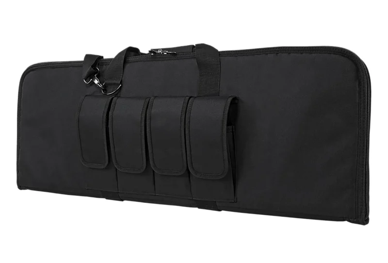NCStar VISM 36-inch AR/AK carbine case black PVC nylon with four magazine pouches