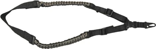 TOC Tactical Paracord Single-Point Sling Black/Green with H‑K hook