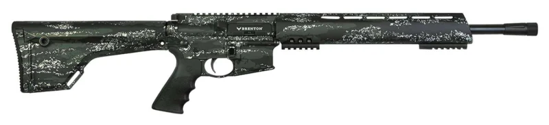 Brenton USA BRENTON STALKER 18 rifle in MarbleKote foliage camouflage with 18-inch barrel