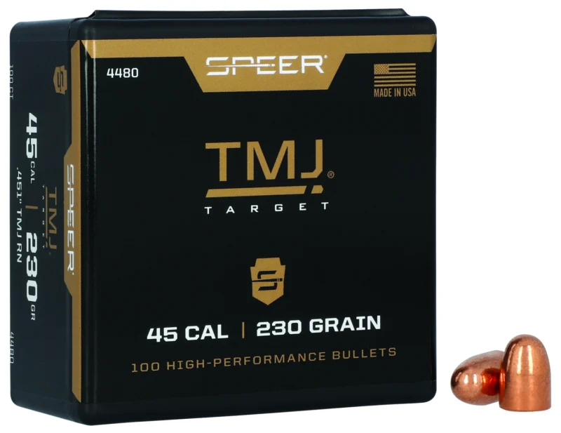 Speer 230 gr .45 Cal .451 TMJ handgun bullets 100 per box