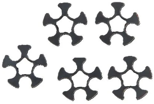 S&W 9mm blued steel moon clips, 5-round, pack of 5