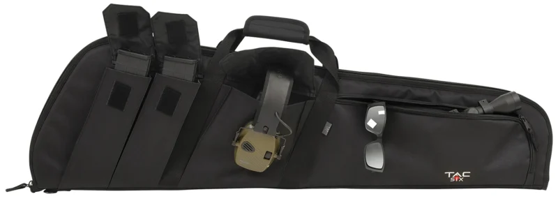 Allen Tac Six Wedge Tactical 41-inch rifle case in black Endura nylon with external pockets