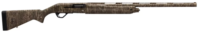 Winchester SX4 Waterfowl Hunter 12ga 28in Mossy Oak Bottomland semi-auto shotgun side view