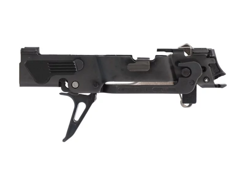 Sig Sauer P320 Custom Works Fire Control Unit black nitride titanium frame flat skeletonized trigger