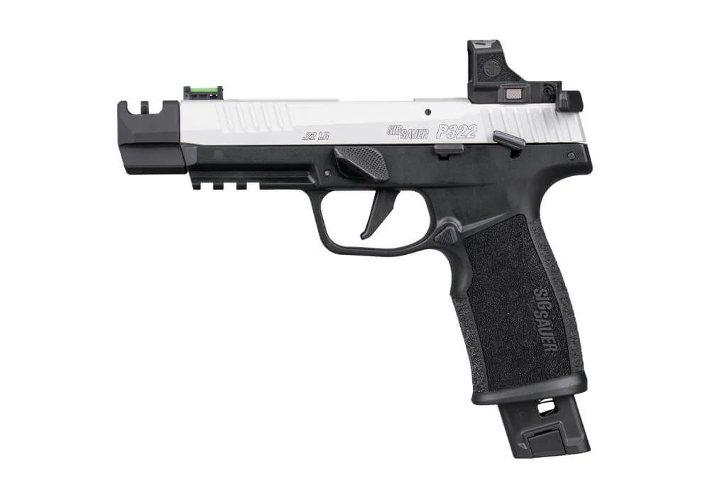 SIG Sauer P322 Competition .22 LR two-tone 4 inch pistol with ROMEO-RS optic