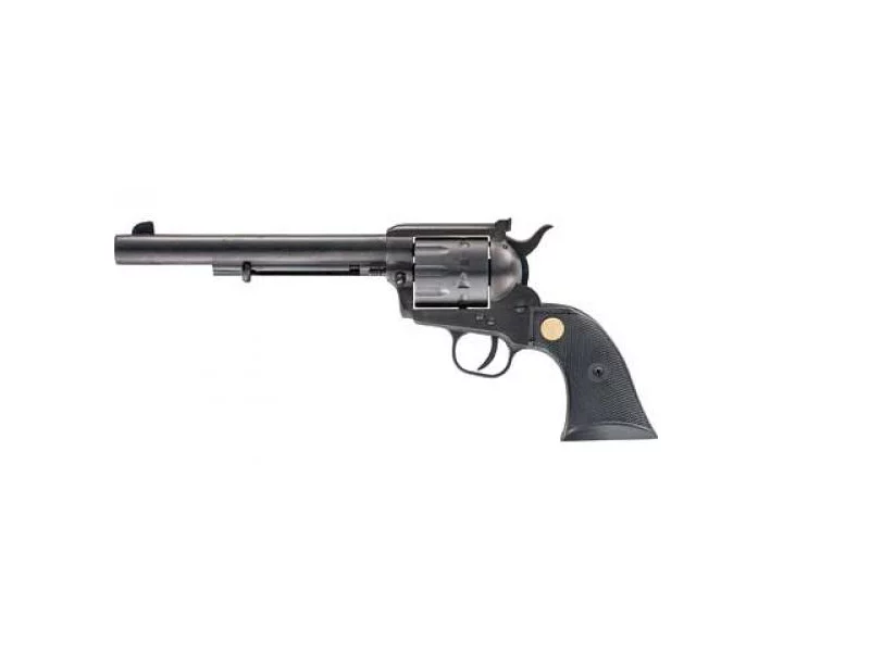 Chiappa 1873 SAA 10-shot .22 LR revolver with 7.5-inch blued barrel and black grips