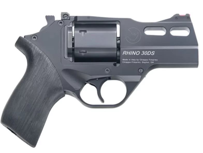 Chiappa Rhino 30DS .357 Magnum 3-inch black revolver with rubber grip