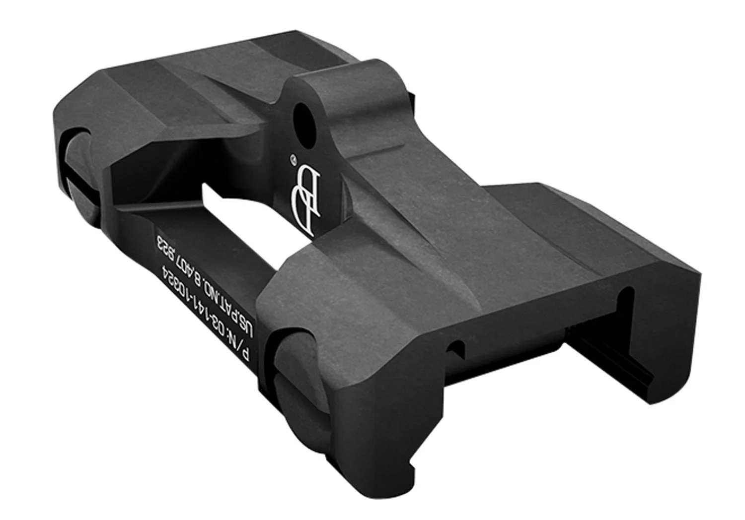 Daniel Defense Rock and Lock Picatinny Bipod Mount Adapter 1-piece black anodized 6061-T6 aluminum