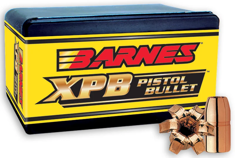 Barnes XPB .44 Rem Mag 225 gr .429 flat-base all-copper pistol bullets 20/box