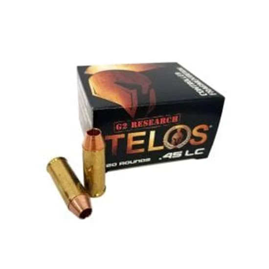 G2 Research TELOS .45 Colt 20-round box ammunition image